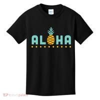 Aloha Pineapple Hawaiian Kids T-Shirt thumb 0