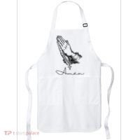 Amen Praying Hands Rosary Beads Apron thumb 0