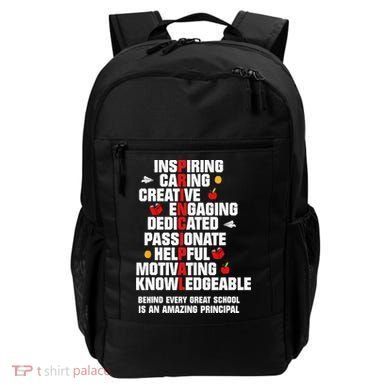 Amazing Principal Inspirational Appreciation Gift Backpack
