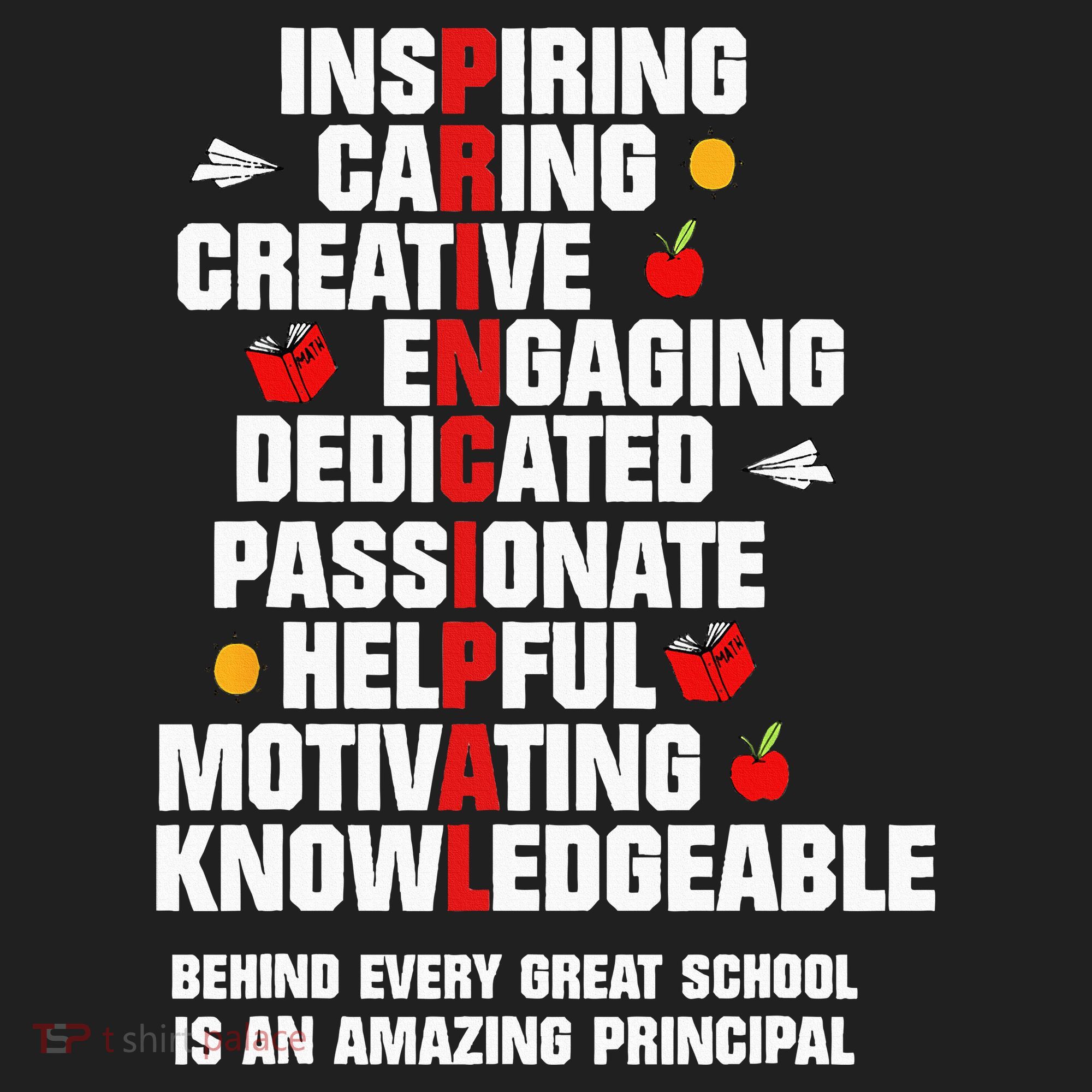 Amazing Principal Inspirational Appreciation Gift Golf Towel