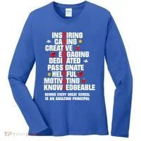 Amazing Principal Inspirational Appreciation Gift Women's Long Sleeve Shirt thumb 0