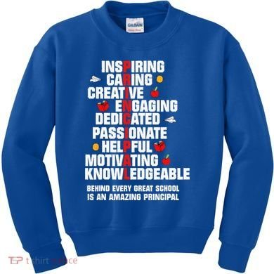 Amazing Principal Inspirational Appreciation Gift Kids Sweatshirt