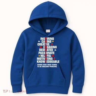 Amazing Principal Inspirational Appreciation Gift Kids Hoodie