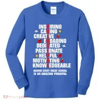 Amazing Principal Inspirational Appreciation Gift Kids Long Sleeve Shirt thumb 0