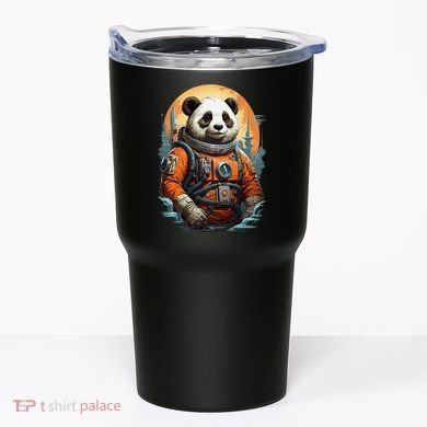 Astronaut Panda In Space Cute Tumbler
