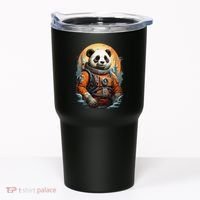 Astronaut Panda In Space Cute Tumbler thumb 0