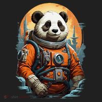 Astronaut Panda In Space Cute Tumbler thumb 3