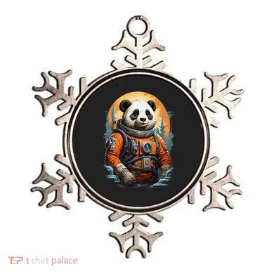 Astronaut Panda In Space Cute Ornament