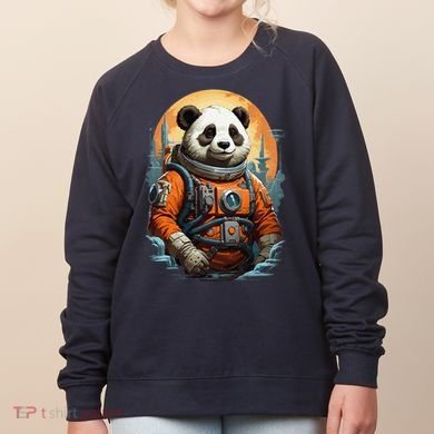 Astronaut Panda In Space Cute Women's Sweatshirt