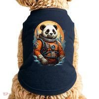 Astronaut Panda In Space Cute Doggie Tank thumb 0