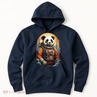 Astronaut Panda In Space Cute Hoodie thumb 0