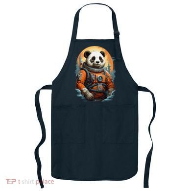 Astronaut Panda In Space Cute Apron