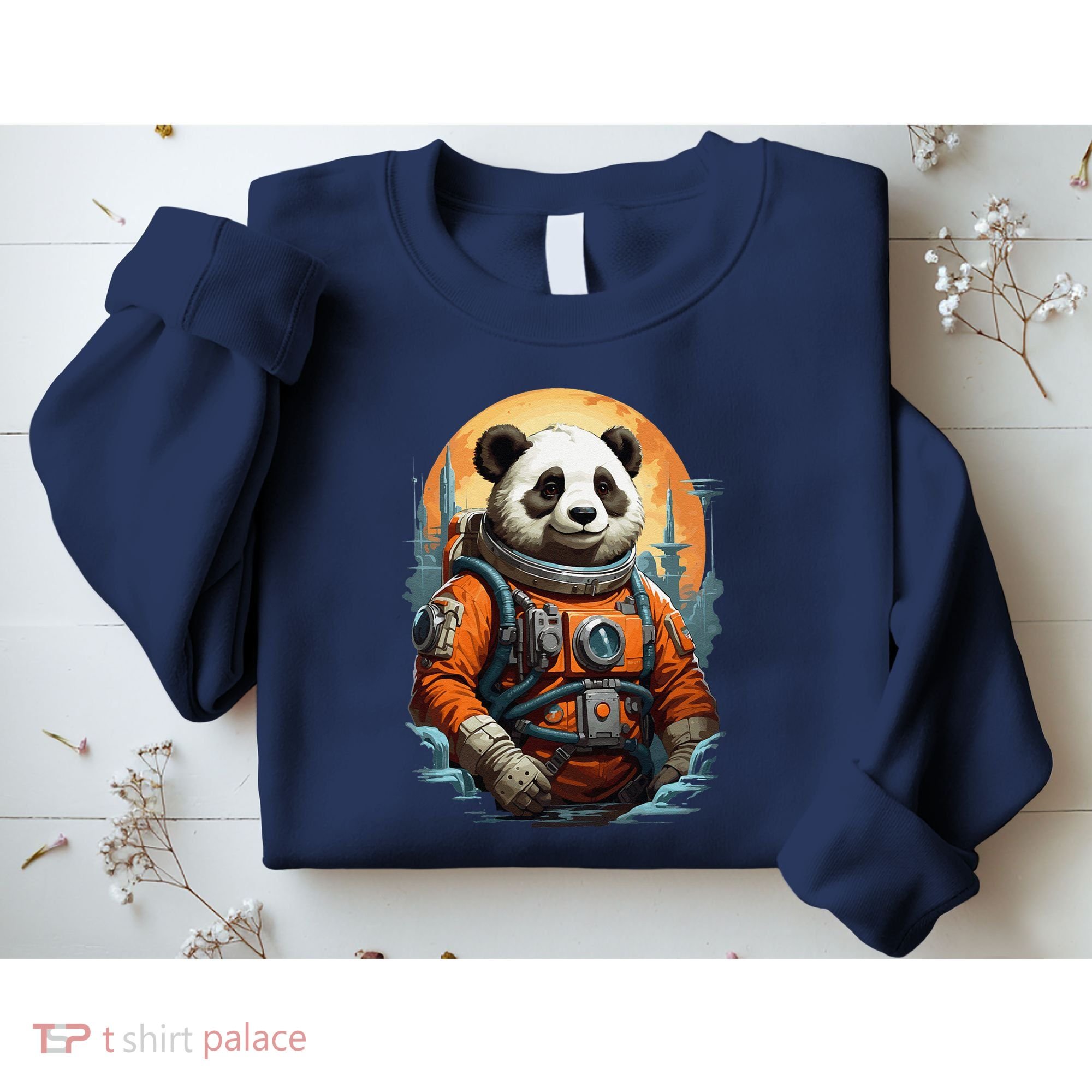 Astronaut Panda In Space Cute Sweatshirt
