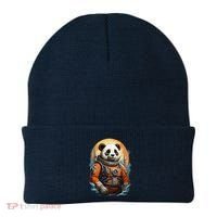 Astronaut Panda In Space Cute Beanie thumb 0