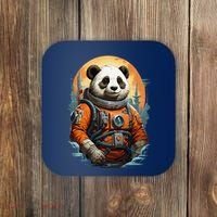 Astronaut Panda In Space Cute Coaster thumb 0