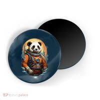 Astronaut Panda In Space Cute Magnet thumb 0