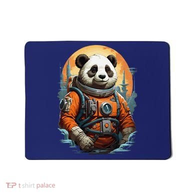 Astronaut Panda In Space Cute Mousepad