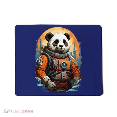 Astronaut Panda In Space Cute Mousepad