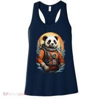 Astronaut Panda In Space Cute Women's Tank Top thumb 0