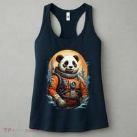 Astronaut Panda In Space Cute Women's Tank Top thumb 3