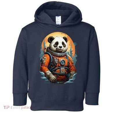 Astronaut Panda In Space Cute Toddler Hoodie