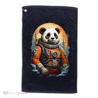 Astronaut Panda In Space Cute Golf Towel thumb 0
