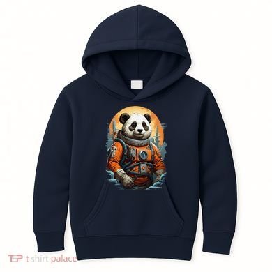 Astronaut Panda In Space Cute Kids Hoodie