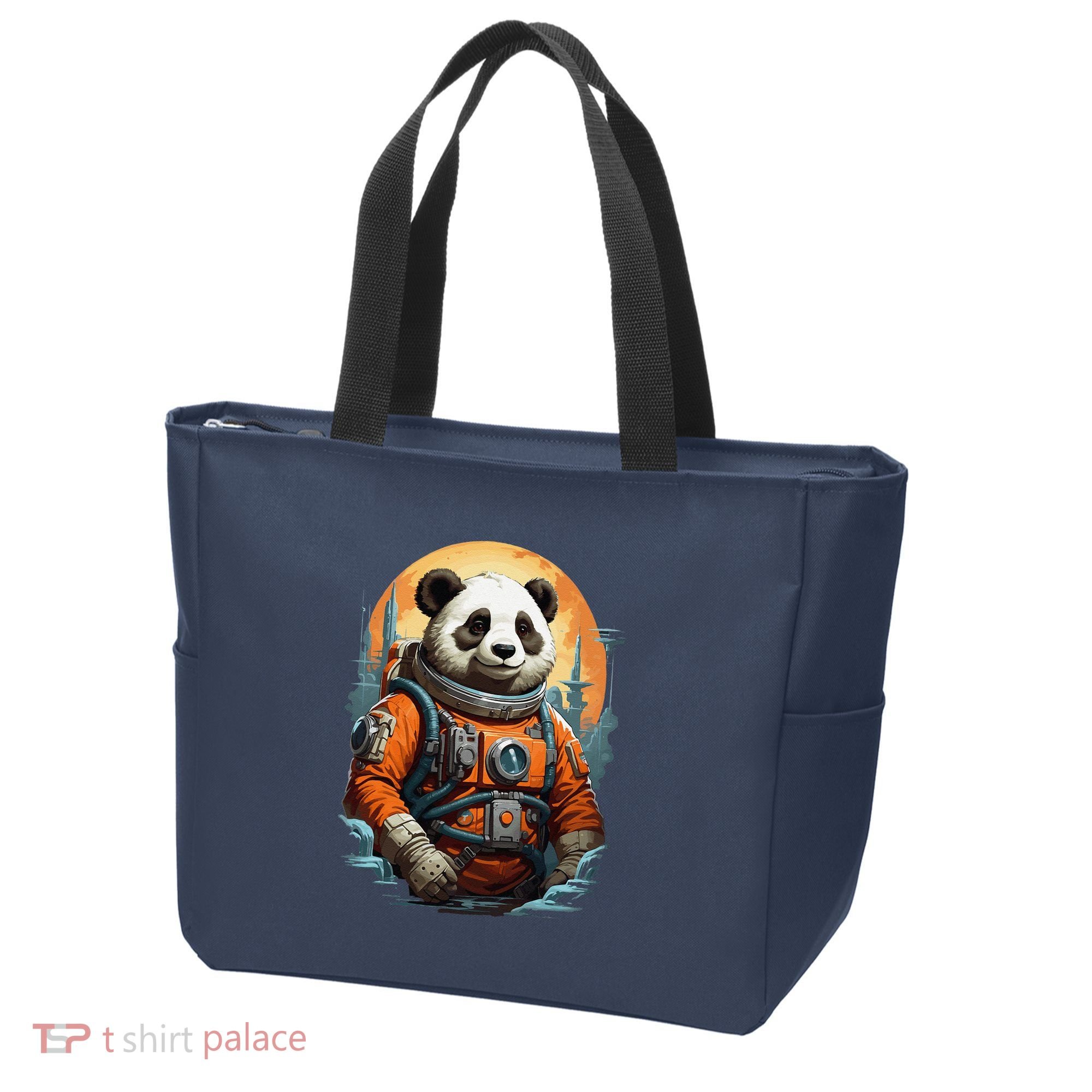 Astronaut Panda In Space Cute Tote Bag