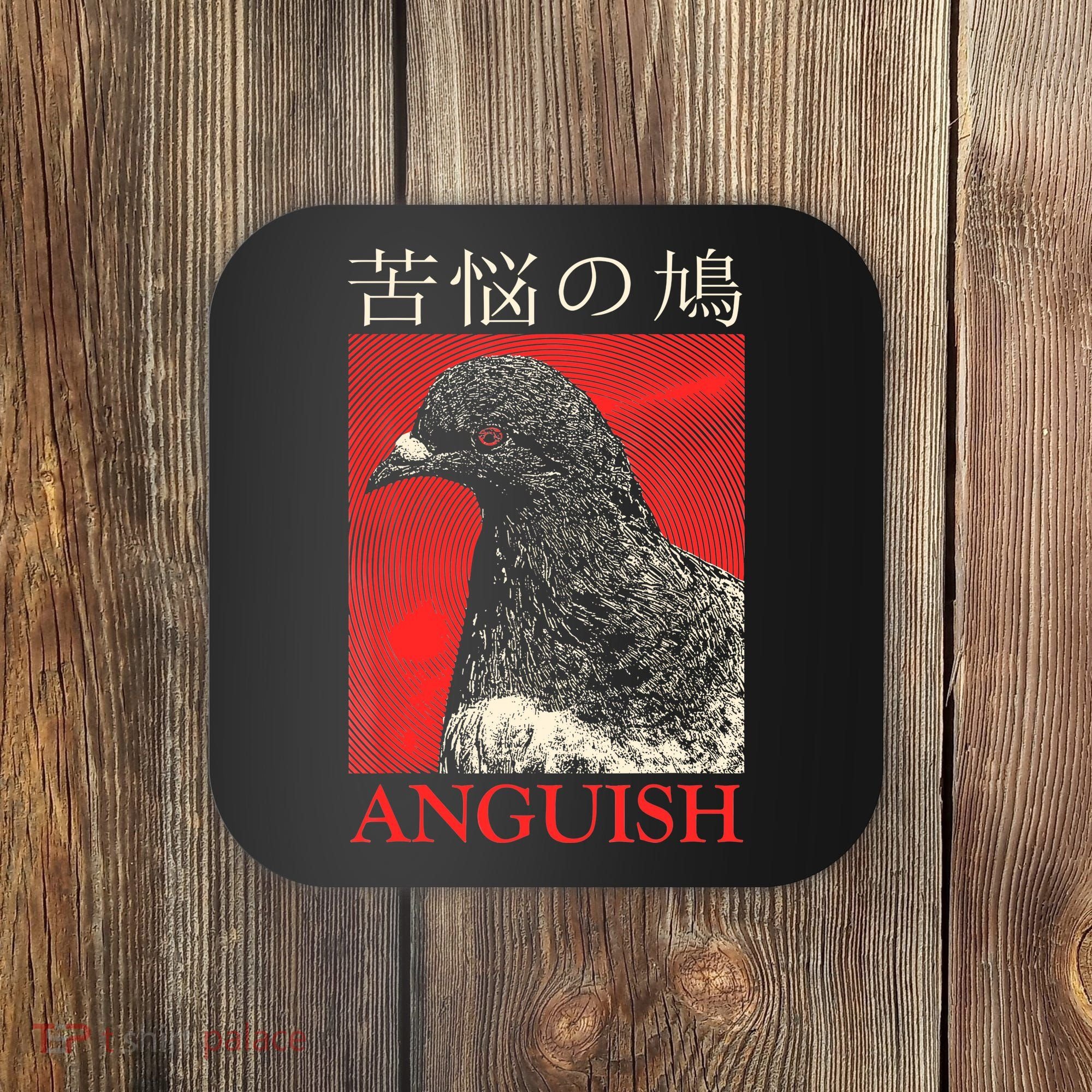 Anguish Pigeon Japanese Coaster