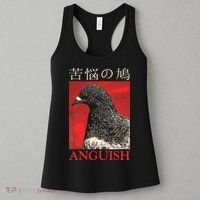 Anguish Pigeon Japanese Women's Tank Top thumb 3