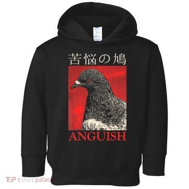 Anguish Pigeon Japanese Toddler Hoodie
