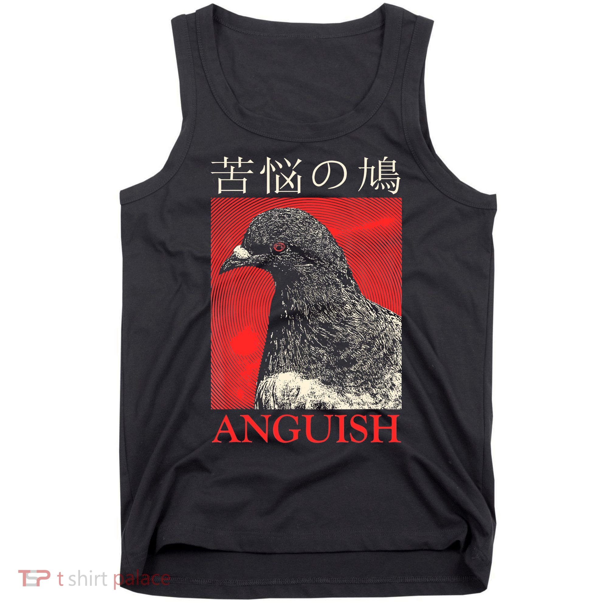 Anguish Pigeon Japanese Tank Top
