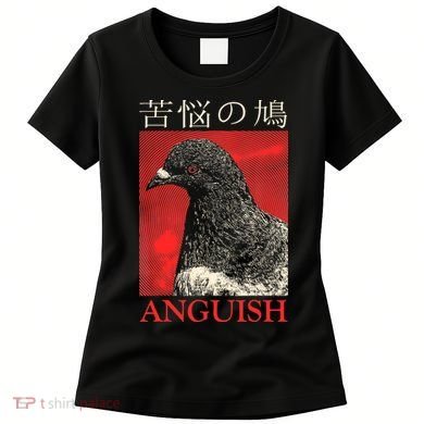 Anguish Pigeon Japanese Women's T-Shirt