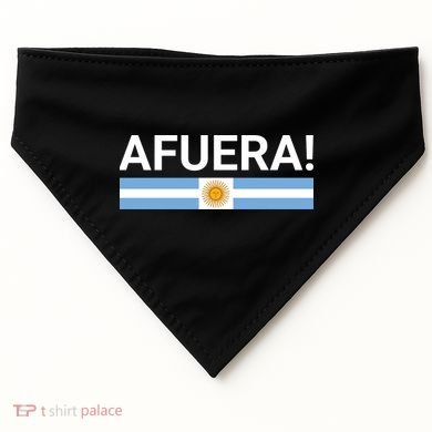 Afuera! President Javier Milei USA-Made Doggie Bandana