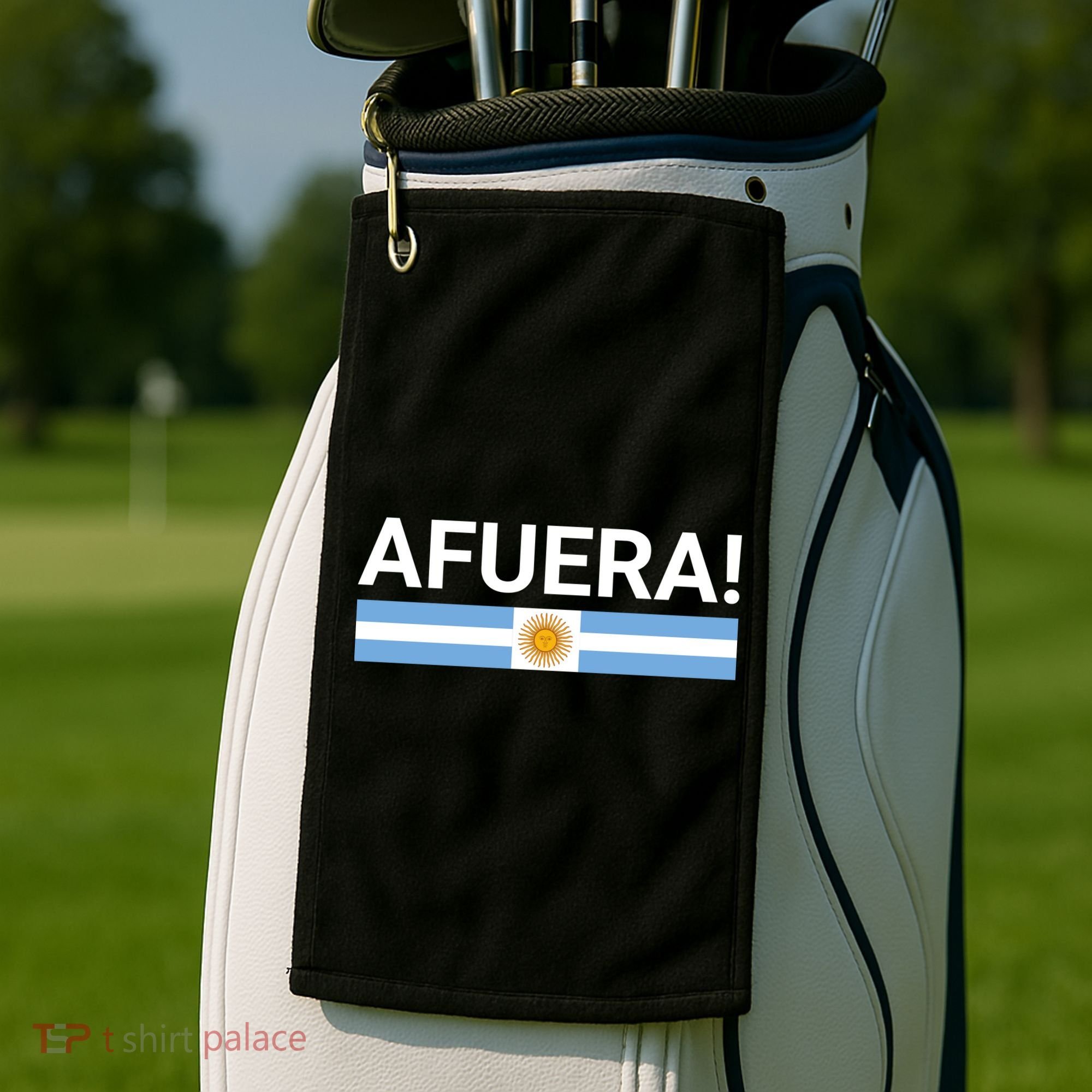 Afuera! President Javier Milei Golf Towel