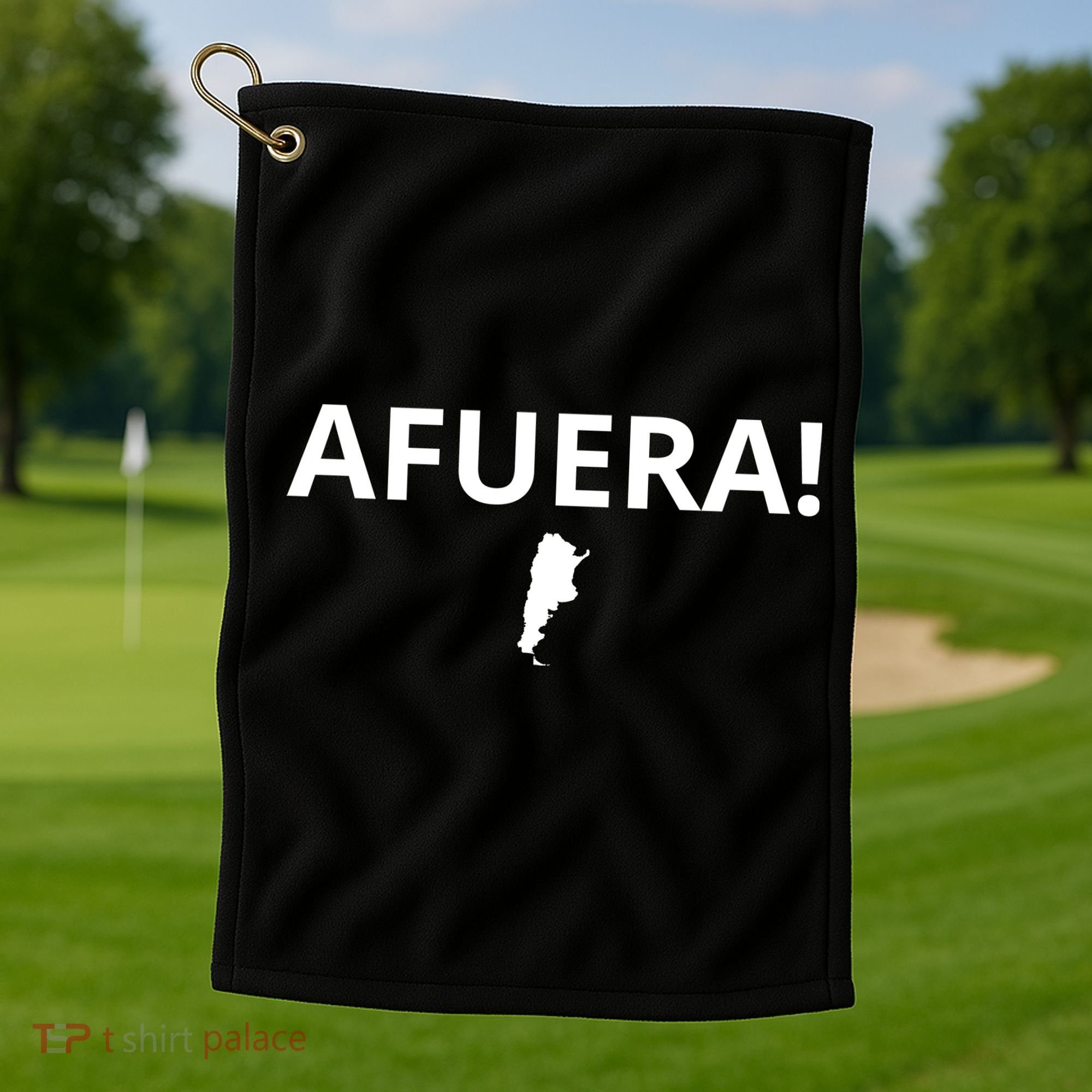 Afuera! President Javier Milei Golf Towel