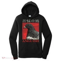 Anguish Pigeon Japanese Women's Hoodie thumb 0
