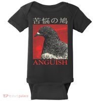 Anguish Pigeon Japanese Baby Bodysuit thumb 0