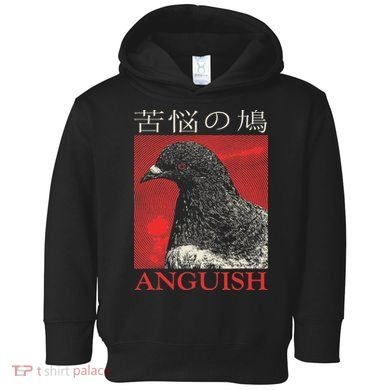 Anguish Pigeon Japanese Toddler Hoodie