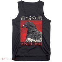 Anguish Pigeon Japanese Tank Top thumb 0