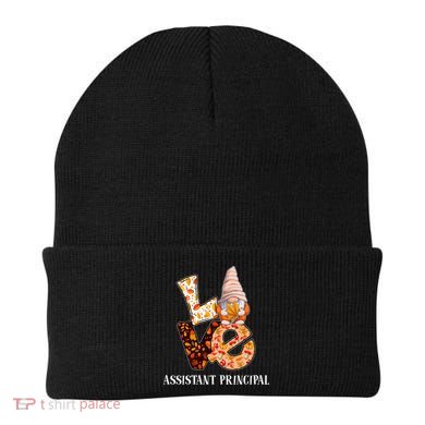 Assistant Principal Love Autumn Fall Gnome For Teachers Great Gift Beanie