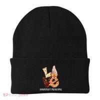 Assistant Principal Love Autumn Fall Gnome For Teachers Great Gift Beanie thumb 0