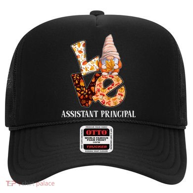Assistant Principal Love Autumn Fall Gnome For Teachers Great Gift Hat