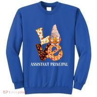 Assistant Principal Love Autumn Fall Gnome For Teachers Great Gift Sweatshirt thumb 0