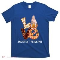 Assistant Principal Love Autumn Fall Gnome For Teachers Great Gift T-Shirt thumb 0