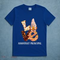 Assistant Principal Love Autumn Fall Gnome For Teachers Great Gift T-Shirt thumb 5