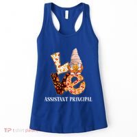 Assistant Principal Love Autumn Fall Gnome For Teachers Great Gift Women's Tank Top thumb 0