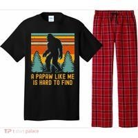 A Papaw Like Me Is Hard To Find Bigfoot Grandpa Pajama Set thumb 0