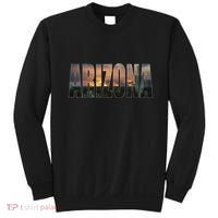 Arizona Photo Landscape Cactus Dessert Mountains Nature Sweatshirt thumb 0