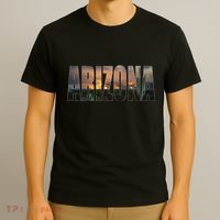 Arizona Photo Landscape Cactus Dessert Mountains Nature T-Shirt thumb 3